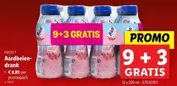 Lidl Aardbeien- drank aanbieding