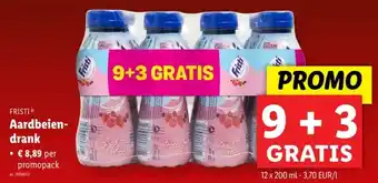 Lidl Aardbeien- drank aanbieding