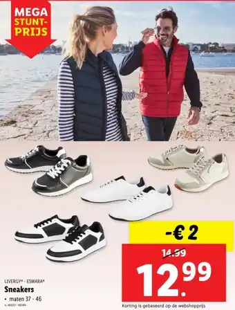 Lidl Sneakers aanbieding