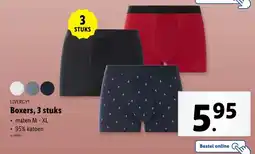 Lidl Boxers, 3 stuks aanbieding