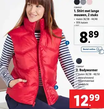 Lidl 1. Shirt met lange mouwen, 2 stuks aanbieding