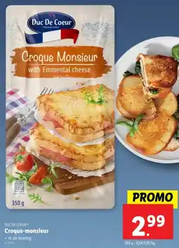 Lidl Croque-monsieur aanbieding