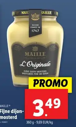 Lidl Fijne dijon- mosterd aanbieding