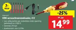 Lidl VDE-accuschroevendraaier, 4 V aanbieding