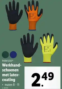 Lidl Werkhand- schoenen met latex- coating aanbieding