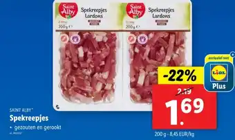 Lidl Spekreepjes aanbieding