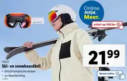 Lidl Ski- en snowboardbril aanbieding