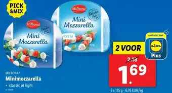 Lidl Minimozzarella aanbieding