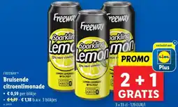 Lidl Bruisende citroenlimonade aanbieding