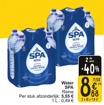 Cora SPA Water Reine aanbieding