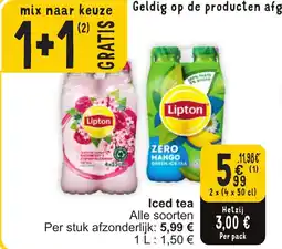 Cora Iced tea aanbieding