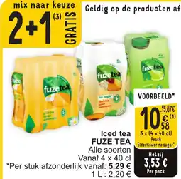 Cora Fuze tea iced tea aanbieding