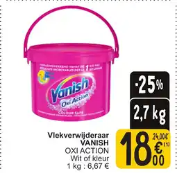 Cora Vanish vlekverwijderaar oxi action aanbieding