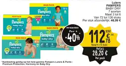 Cora Pampers luiers baby dry aanbieding