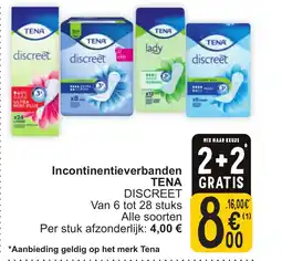 Cora Tena incontinentieverbanden discreet aanbieding