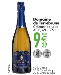 Cora Domaine de Terrebrune Crémant de Loire aanbieding