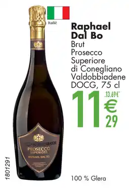 Cora Raphael Dal Bo Brut Prosecco Superiore di Conegliano Valdobbiadene DOCG aanbieding