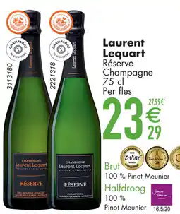 Cora Laurent Lequart Réserve Champagne aanbieding