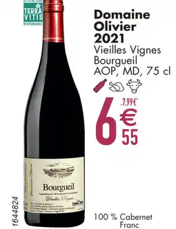 Cora Domaine Olivier 2021 Vieilles Vignes Bourgueil AOP, MD aanbieding