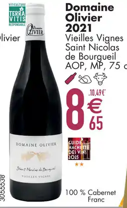 Cora Domaine Olivier 2021 Vieilles Vignes Saint Nicolas de Bourgueil AOP, MP aanbieding