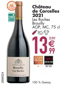 Cora Château de Corcelles 2021 Les Roches Brouilly aanbieding