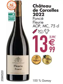 Cora Château de Corcelles 2022 Poncié Fleurie aanbieding