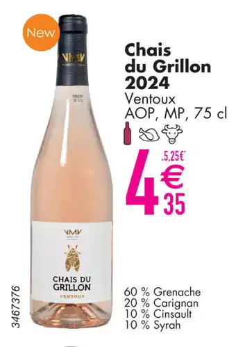 Cora Chais du Grillon 2024 Ventoux aanbieding