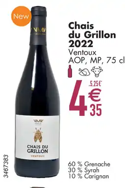 Cora Chais du Grillon 2022 Ventoux aanbieding