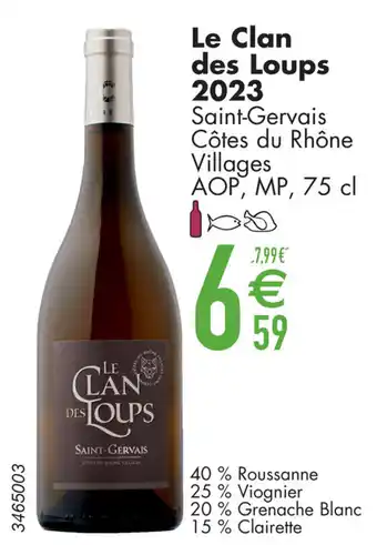 Cora Le Clan des Loups 2023 Saint-Gervais Côtes du Rhône Villages AOP, MP aanbieding