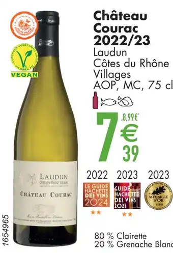 Cora Château Courac 2022/23 Laudun Côtes du Rhône Villages aanbieding