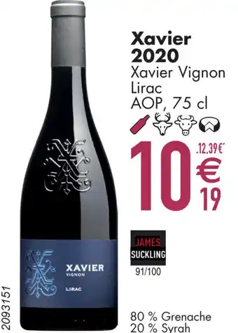 Cora Xavier 2020 Vignon Lirac AOP aanbieding