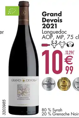 Cora Grand Devois 2021 Languedoc AOP, MP aanbieding