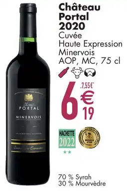 Cora Château Portal 2020 Cuvée Haute Expression Minervois aanbieding