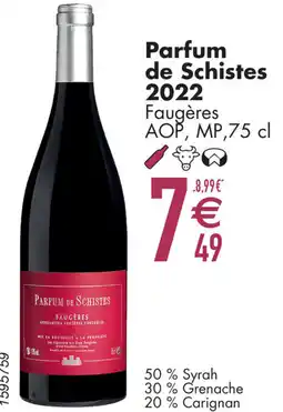 Cora Parfum de Schistes 2022 Faugères AOP, MP aanbieding