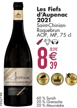 Cora Les Fiefs d'Aupenac 2021 Saint-Chinian- Roquebrun AOP, MP aanbieding