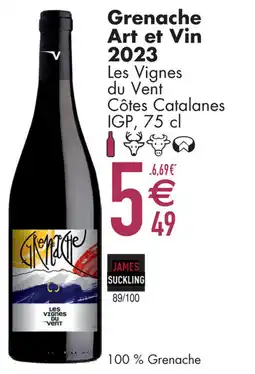 Cora Grenache Art et Vin 2023 Les Vignes du Vent Côtes Catalanes IGP aanbieding