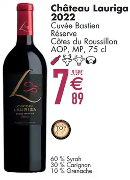 Cora Château Lauriga 2022 Cuvée Bastien Réserve Côtes du Roussillon AOP, MP aanbieding