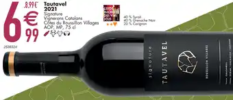 Cora Tautavel 2021 Signature Vignerons Catalans Côtes du Roussillon Villages AOP, MP aanbieding