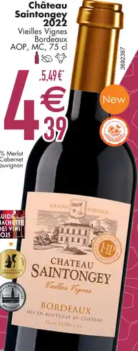 Cora Château Saintongey 2022 Vieilles Vignes Bordeaux AOP, MC, aanbieding