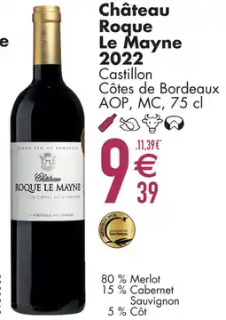 Cora Château Roque Le Mayne 2022 Castillon Côtes de Bordeaux AOP, MC aanbieding