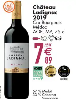 Cora Château Ladignac 2019 Cru Bourgeois Médoc AOP, MP aanbieding