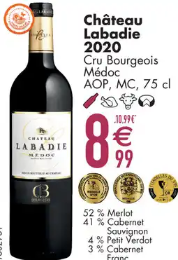 Cora Château Labadie 2020 Cru Bourgeois Médoc AOP, MC aanbieding