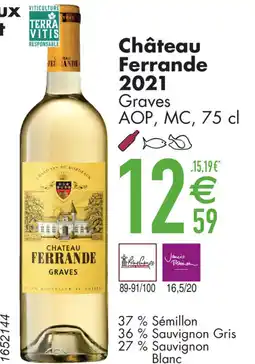 Cora Château Ferrande 2021 Graves AOP, MC aanbieding