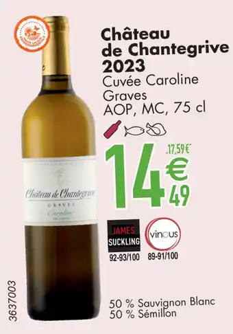 Cora Chateau de Chantegrice 2023 aanbieding