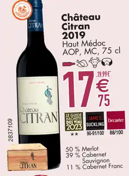 Cora Château Citran 2019 aanbieding