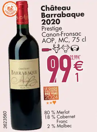 Cora Château Barrabaque 2020 aanbieding