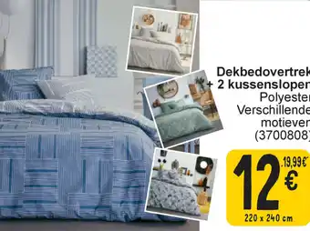 Cora Dekbedovertrek +2 kussenslopen aanbieding