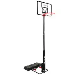 Decathlon Basketbalpaal B100 Easy verstelbaar van 2,20 m tot 3,05 m polycarbonaat aanbieding