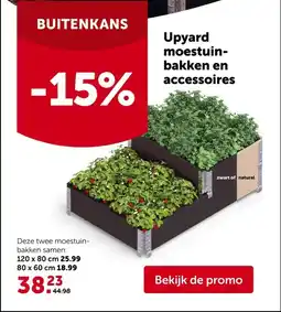 AVEVE Deze twee moestuin- bakken samen: aanbieding