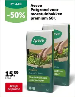 AVEVE Aveve Potgrond voor -moestuinbakken premium 60 L aanbieding